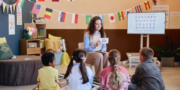 Dlaczego warto znać języki obce – korzyści w edukacji i karierze 17 dzieci w klasie językowej